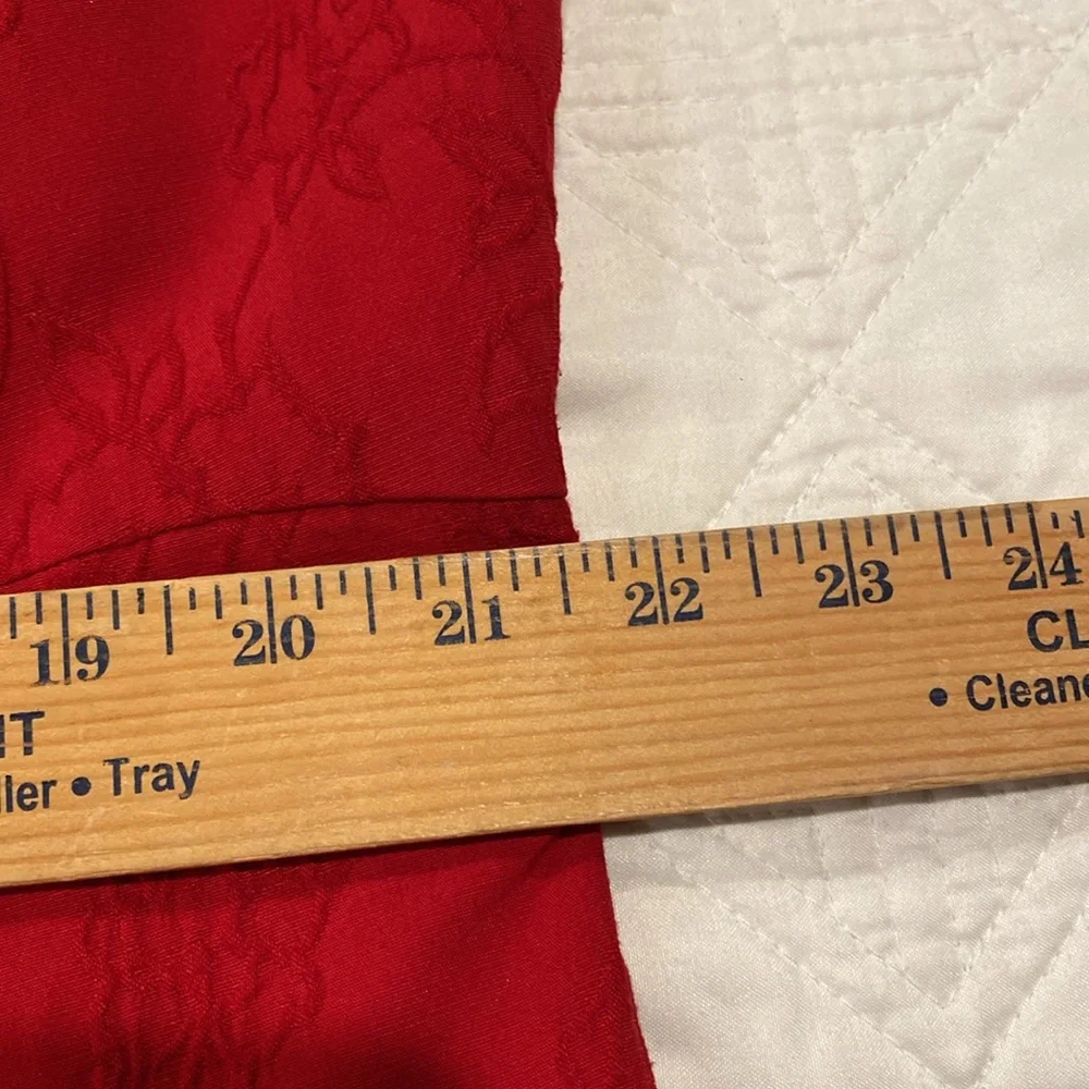 Adrianna Papell red A-line cocktail dress Size 18W fully lined zipper in back - Picture 8 of 12
